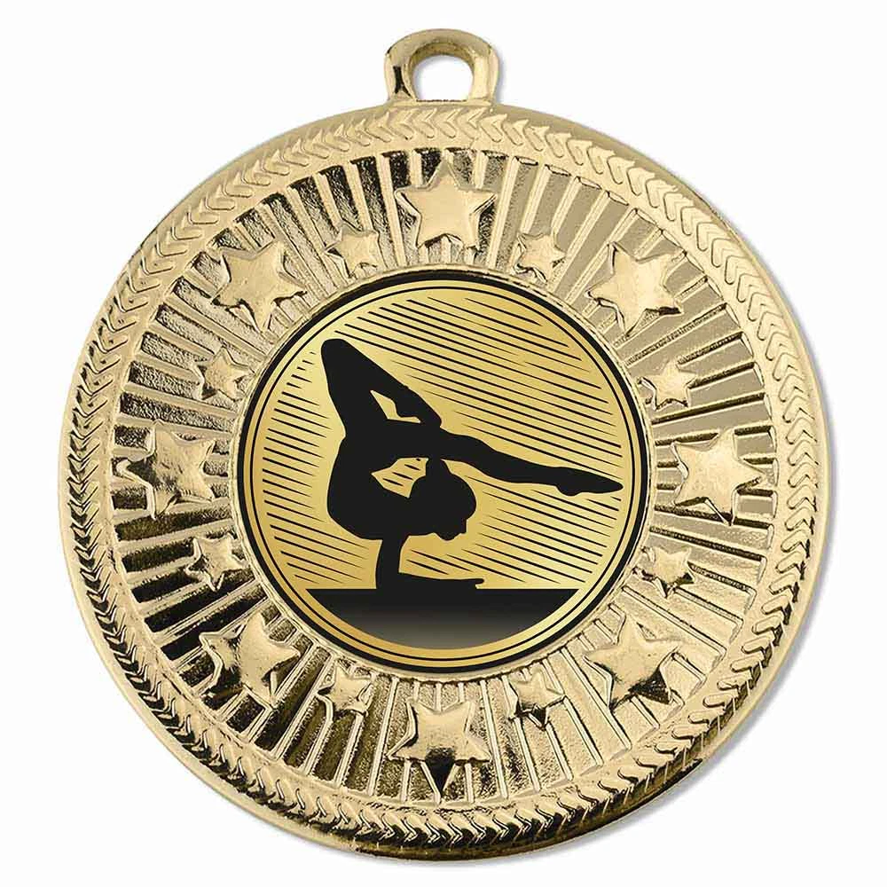 VF Star Gymnastics Female Floor Medal 50mm