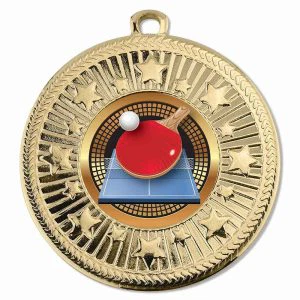 VF Star Table Tennis Bat Ball Table Medal 50mm