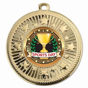 VF Star School Sports Day Medal 50mm