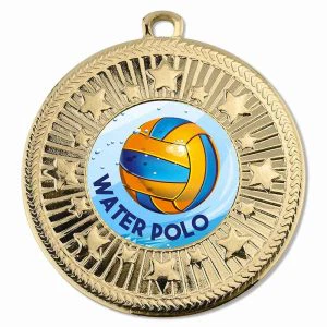 VF Star Water Polo Colour Medal 50mm