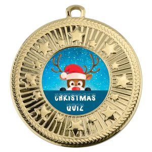 VF Star Quiz Christmas Quiz Medal 50mm (2