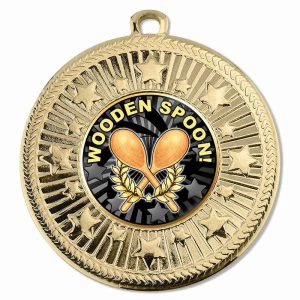VF Star Booby Prize Wooden Spoon Medal 50mm