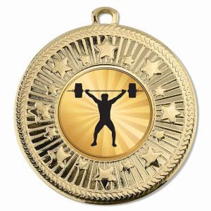 VF Star Weightlifting Male Medal 50mm
