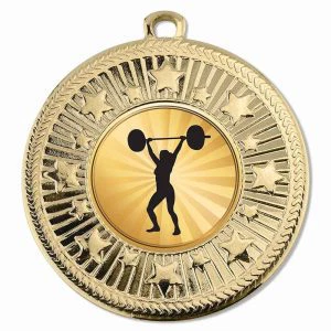 VF Star Weightlifting Female Medal 50mm