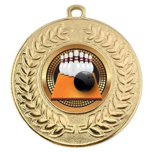VF Contour Ten Pin Bowling Generic Medal 50mm
