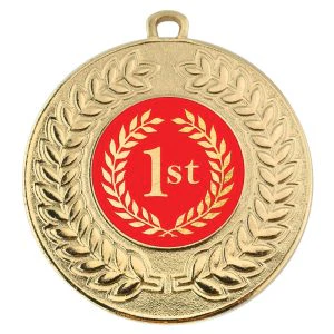 VF Contour Position 1st-6th Place Medal 50mm