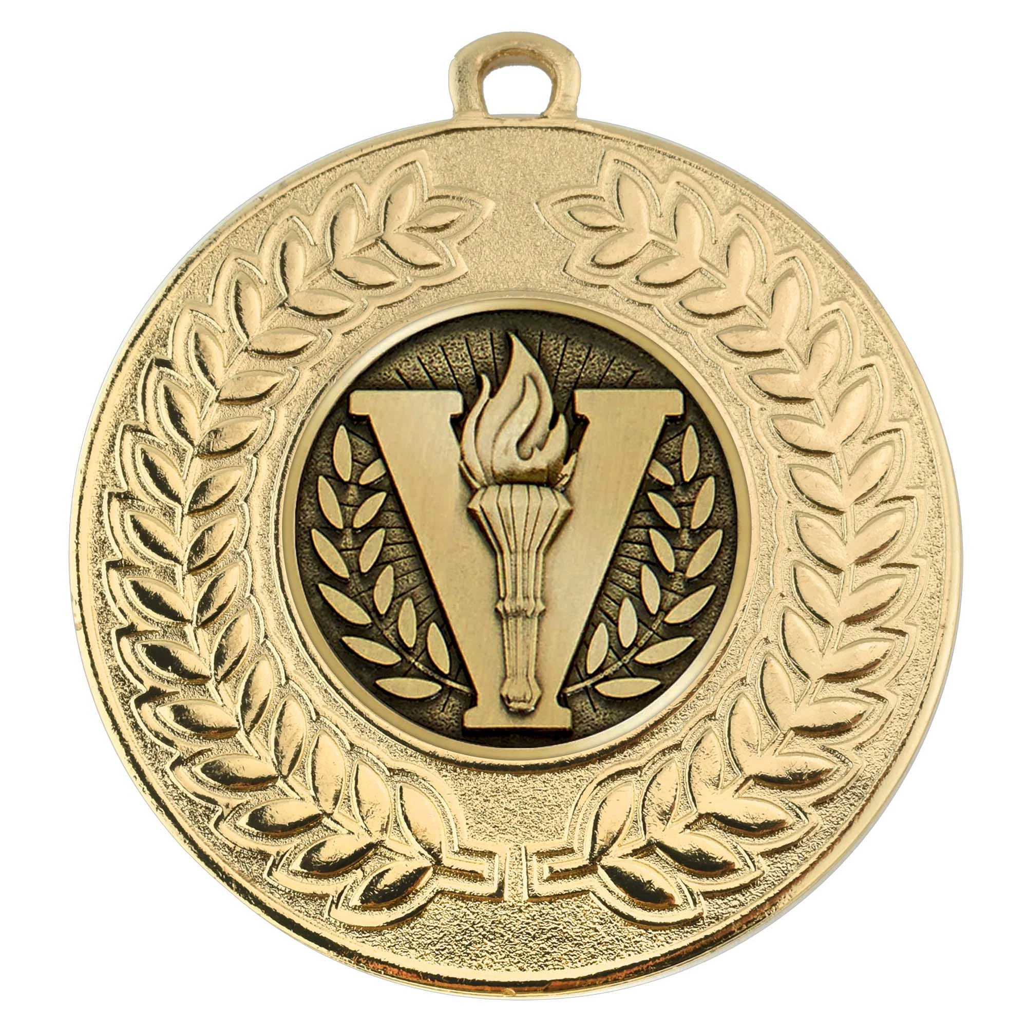 VF Contour Victory Torch Big V Medal 50mm