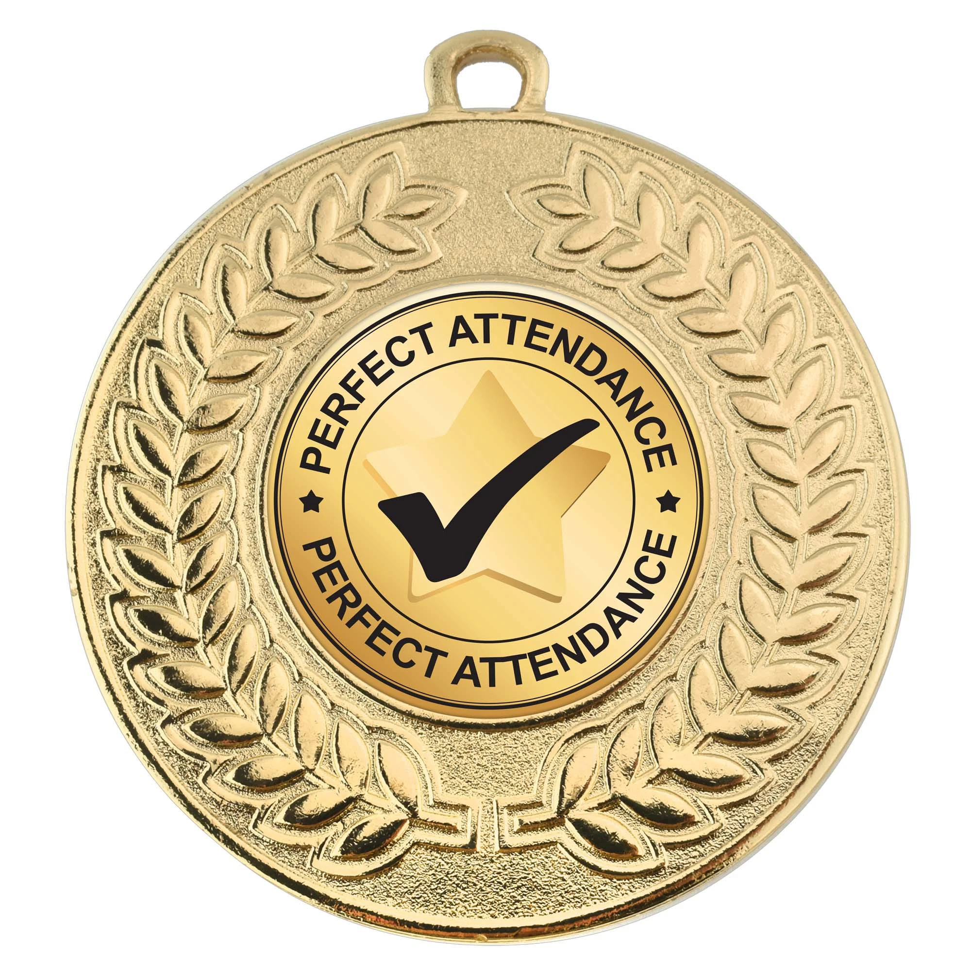 VF Contour School Attendance Medal 50mm