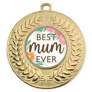 VF Contour Best Mum Ever Medal 50mm