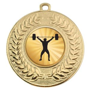 VF Contour Weightlifting Male Medal 50mm