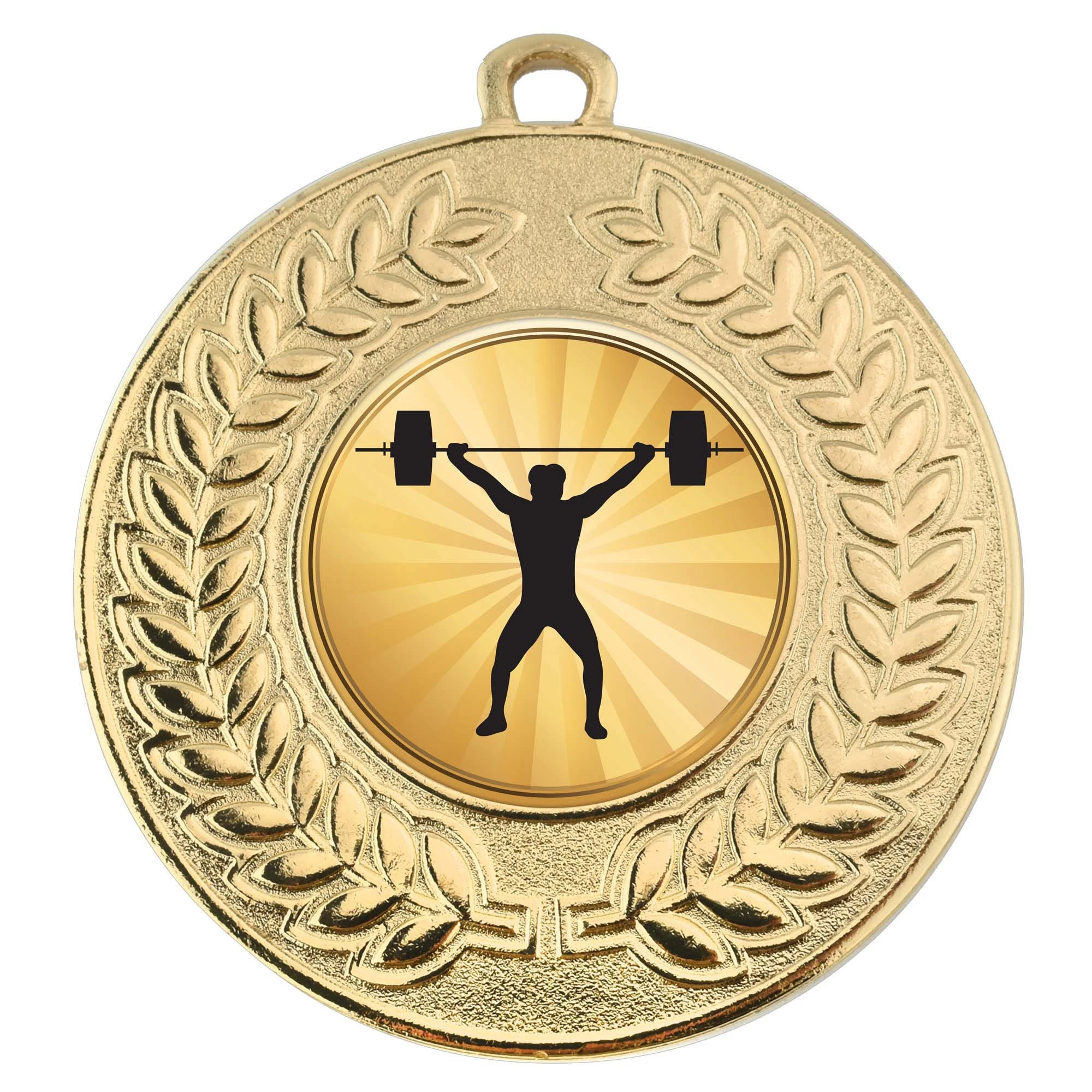 VF Contour Weightlifting Male Medal 50mm