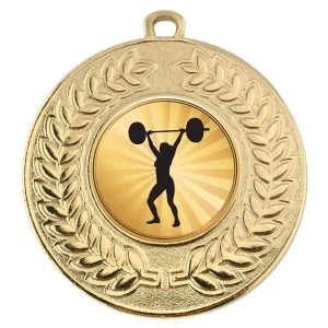 VF Contour Weightlifting Female Medal 50mm