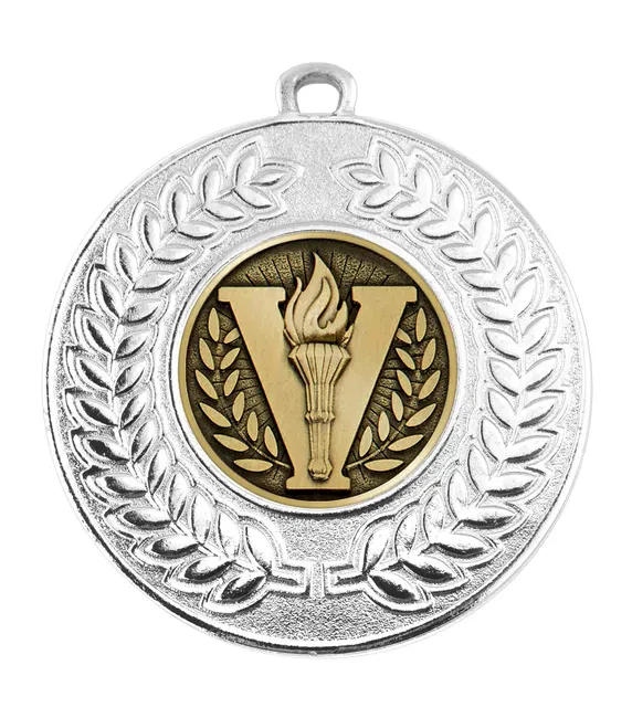 VF Contour Victory Torch Big V Medal 50mm - Image 3