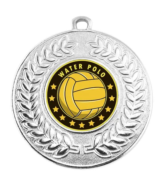 VF Contour Water Polo Medal 50mm - Image 3