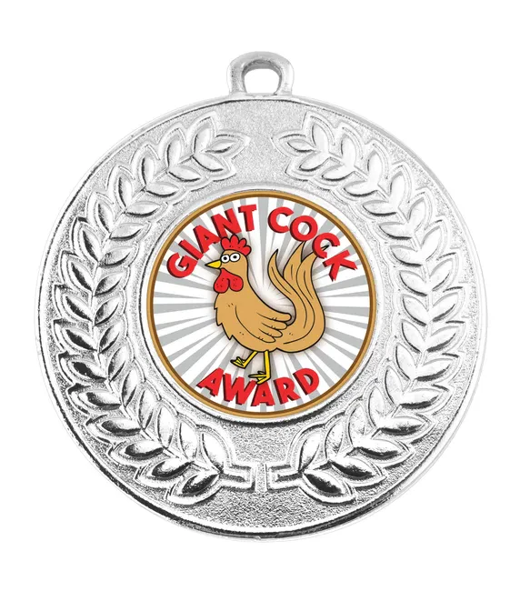 VF Contour Booby Prize Giant Cock Award Medal 50mm - Image 3