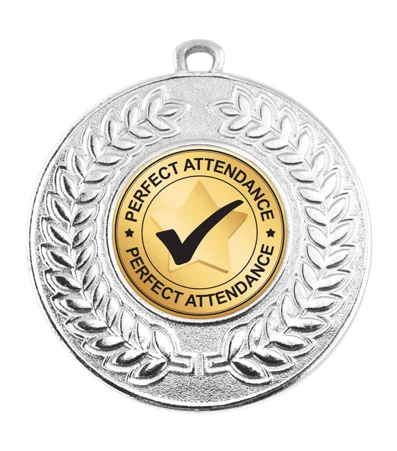 VF Contour School Attendance Medal 50mm - Image 3