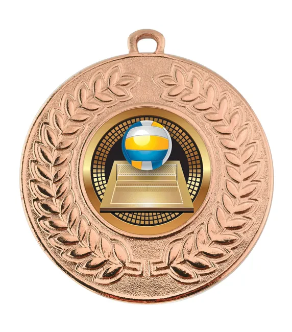 VF Contour Volleyball Generic Medal 50mm - Image 2