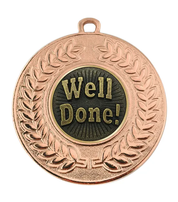 VF Contour Well Done Muted Medal 50mm - Image 2
