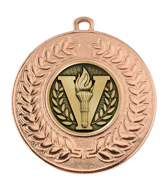 VF Contour Victory Torch Big V Medal 50mm - Image 2