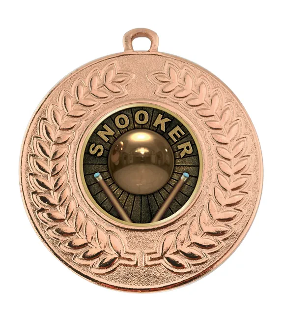 VF Contour Snooker Cue & Ball Medal 50mm - Image 2