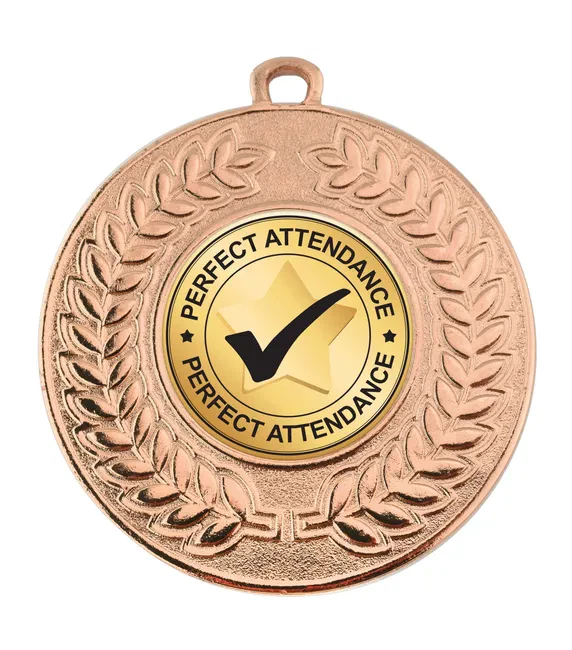 VF Contour School Attendance Medal 50mm - Image 2
