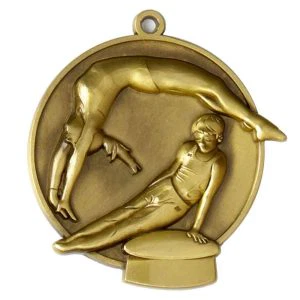Heavyweight Round Gymnastics Medal 45mm (1 3/4