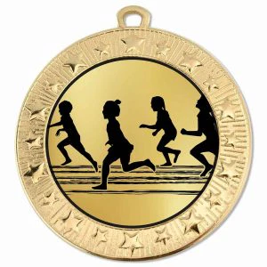 Starburst Sports Day Medal 70mm