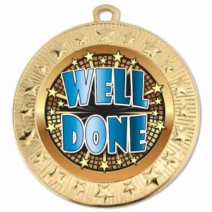 Starburst Well Done Hyper Medal 70mm