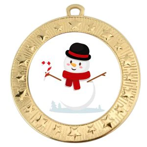 VF Star Children Snowman Medal 70mm