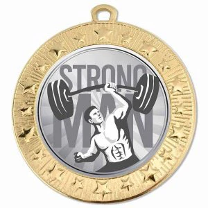 Starburst Strongman Medal 70mm