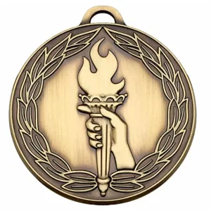 Bronze Classic Torch Medal 50mm (2