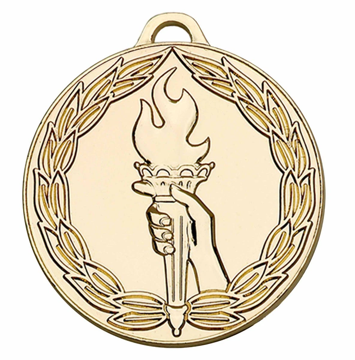 Gold Classic Torch Medal 50mm (2