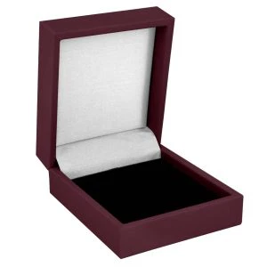Medium Dark Red Satin Medal Box