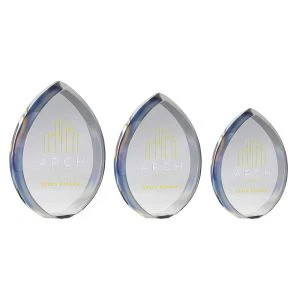 Supremacy Crystal Award Ice Clear