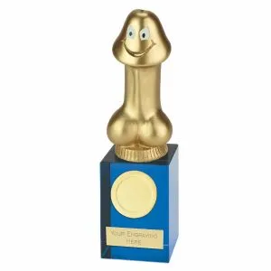 Orb  Award on a Blue Crystal Merit Base