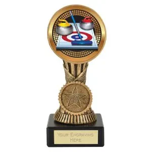 Curling Orb Centre Holder Award 13cm (5 1/8