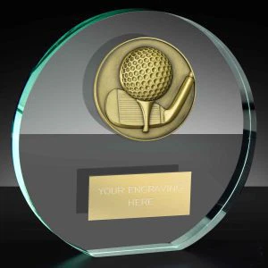 Classic Golf Poppy Glass Award