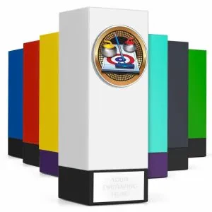 Geo Block Showcase Curling Award 17cm (6 3/4