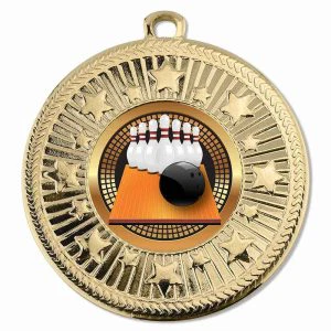 VF Star Ten Pin Bowling Generic Medal 50mm