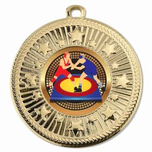 VF Star Wrestling Colourful Medal 50mm