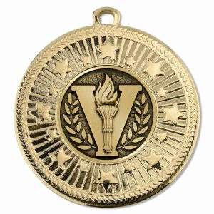 VF Star Victory Torch Big V Medal 50mm