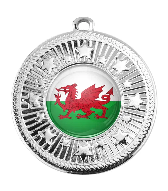 VF Star Country Wales Medal 50mm (2