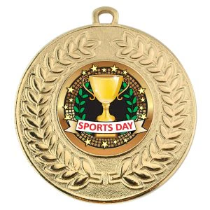 VF Contour School Sports Day Medal 50mm