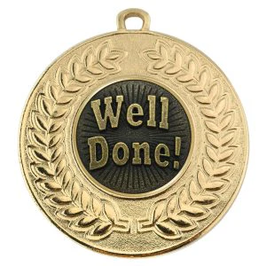 VF Contour Well Done Muted Medal 50mm