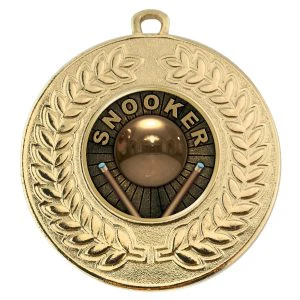 VF Contour Snooker Cue & Ball Medal 50mm