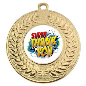 VF Contour Thank-you Super Hero Medal 50mm