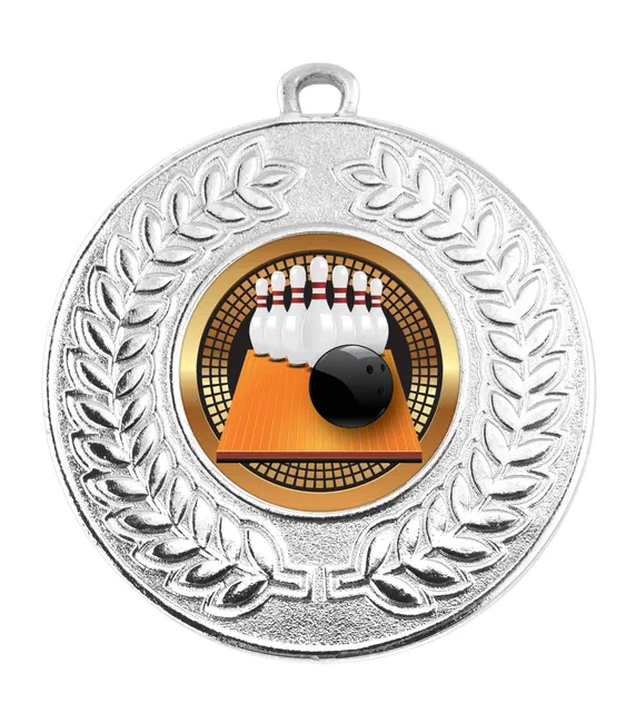 VF Contour Ten Pin Bowling Generic Medal 50mm - Image 3