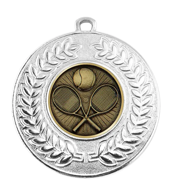 VF Contour Tennis Racquets & Ball Medal 50mm - Image 3