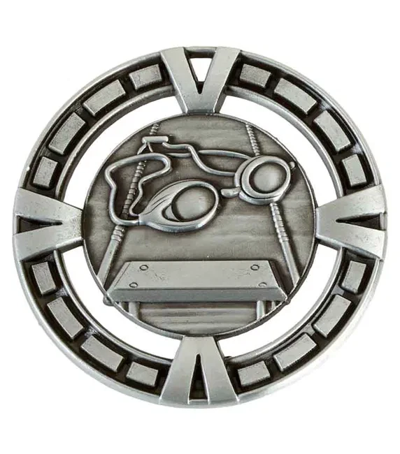 Varsity Swimming Medal 65mm - Image 2