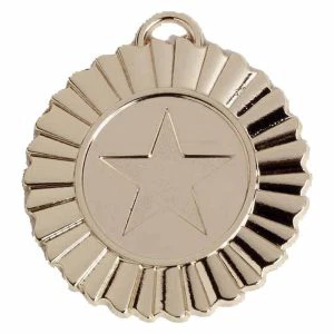 Star Rosette Surround Medal 45mm (1 1/2